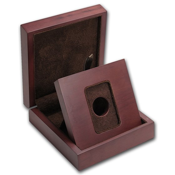 APMEX Wood Gift Box - SMI Gold Bar Mini (w/Assay) APMEX Wood Gift Box - SMI Gold Bar Mini (w/Assay)